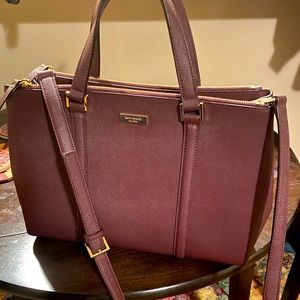 Kate Spade Maroon Tote - Like New